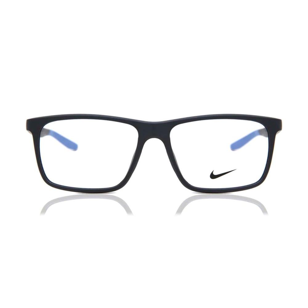 NIKE MOD. NIKE 7116 N gent's eyewear featuring sleek black frames and distinctive design.