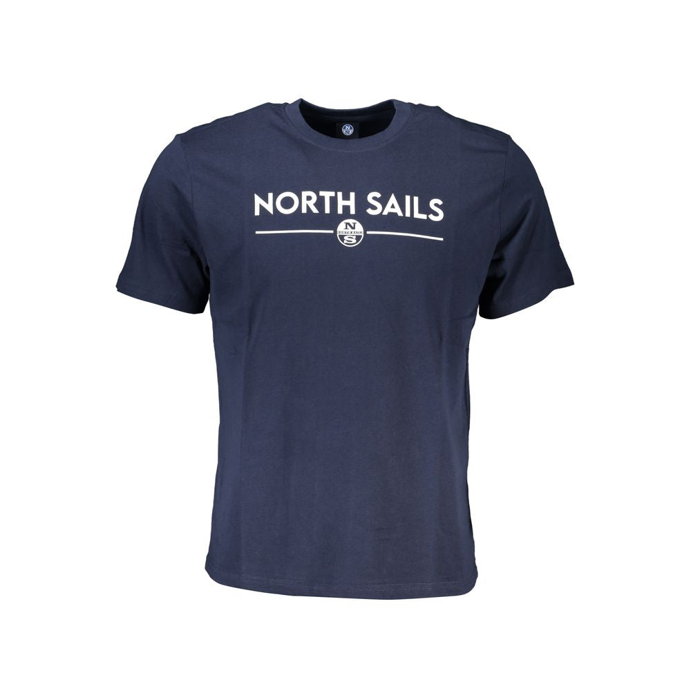 North Sails Blue Cotton Men's T-Shirt