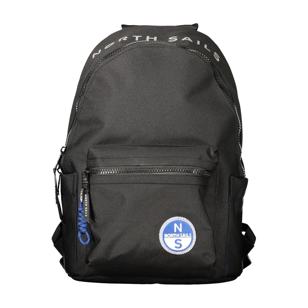 North Sails Nero Polyester Uomo Backpack with Versatile Design