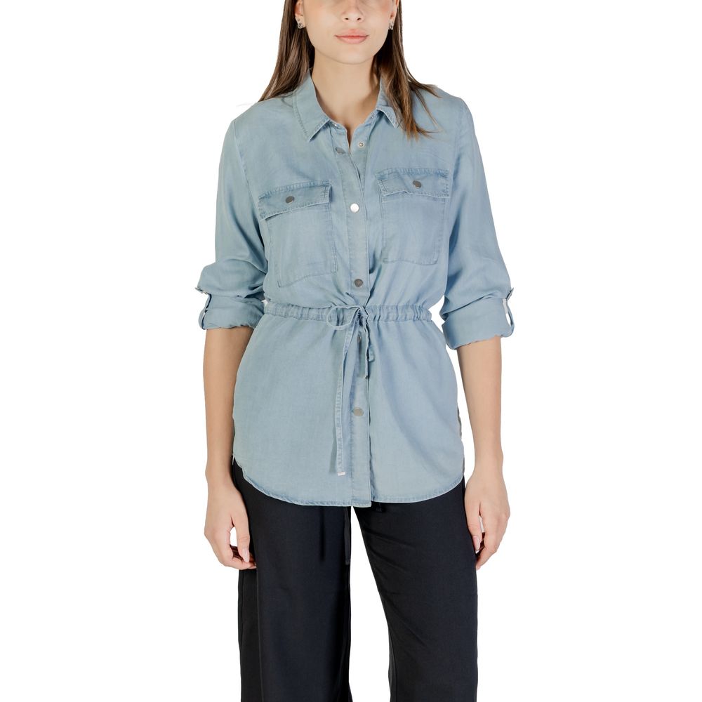 Only Light Blue Tencel Blouse