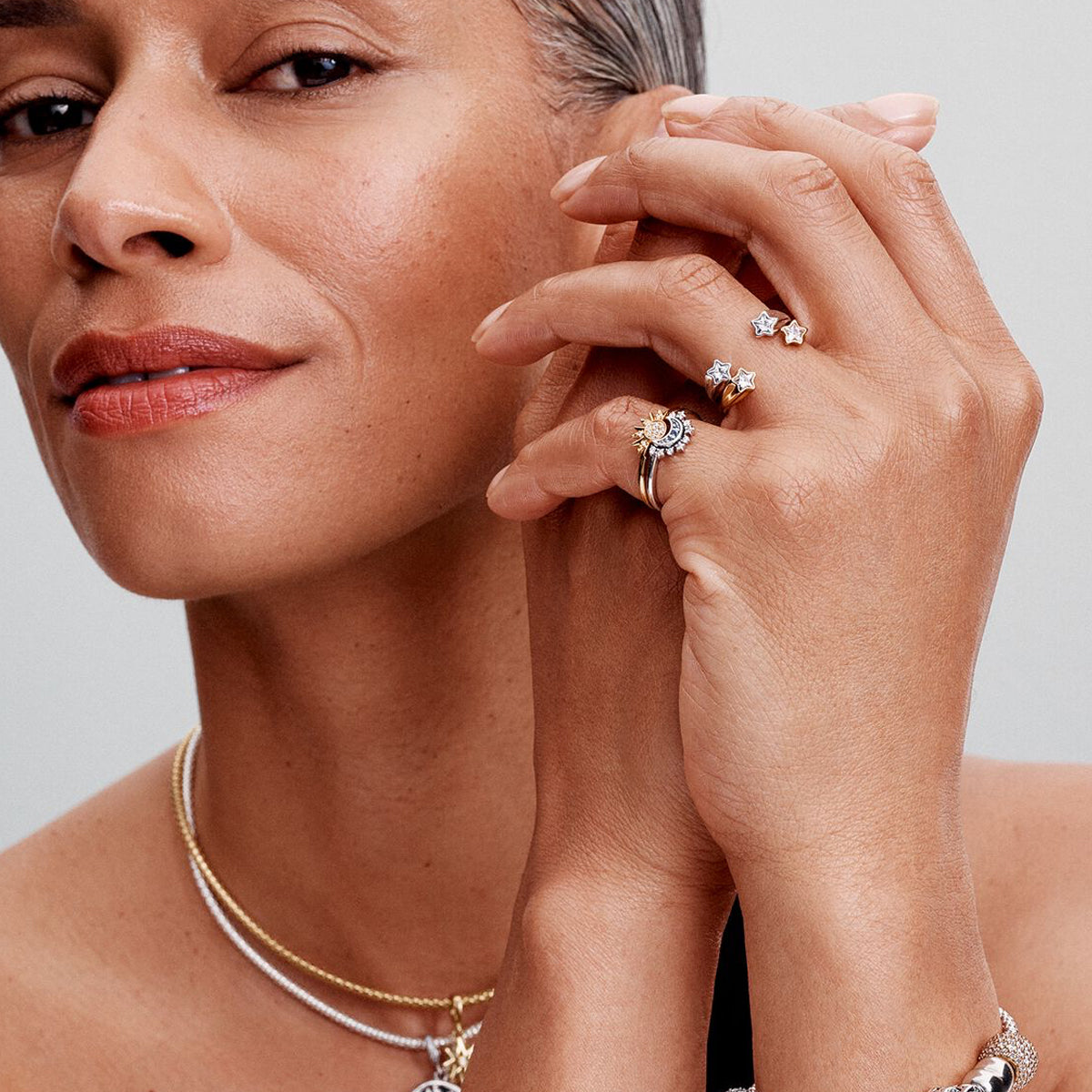 PANDORA JEWELRY Mod. SHOOTING STAR OPEN RING