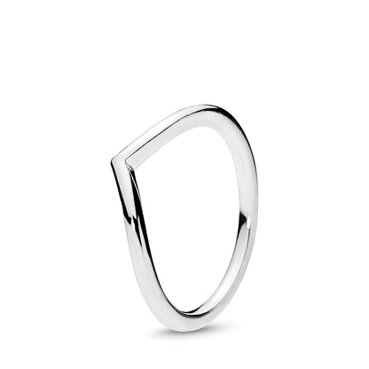 PANDORA Mod. POLISHED WISHBONE RING