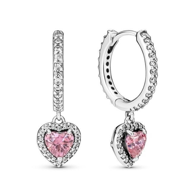 PANDORA Mod. SPARKLING DOUBLE HOOP EARRINGS