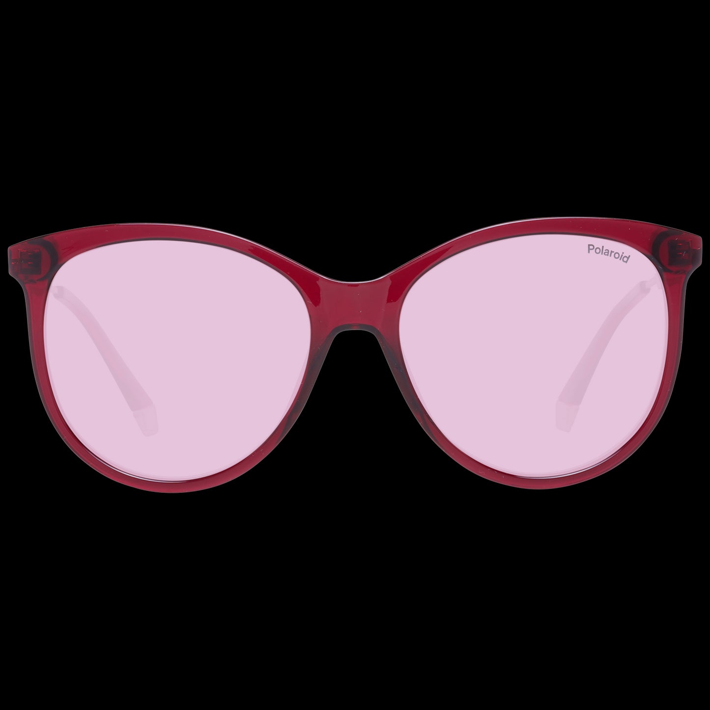 Lady's sunglasses POLAROID MOD. PLD 4131_S_X 57MU10F with red frame and pink lenses.