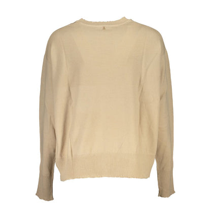 Patrizia Pepe Beige Fabric Sweater