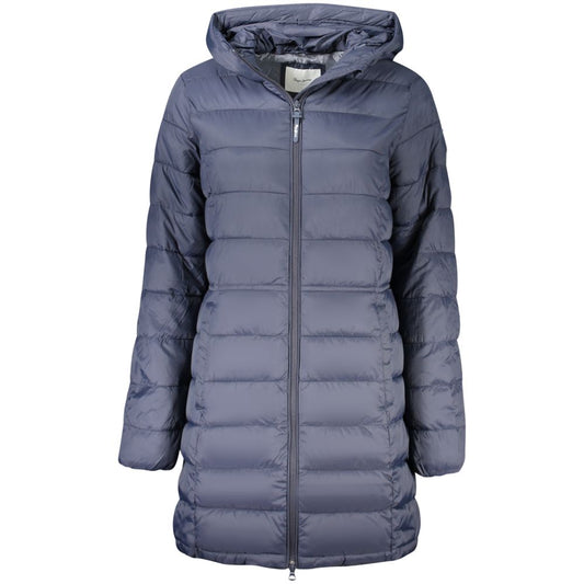 Pepe Jeans Blue Polyamide Women Jacket