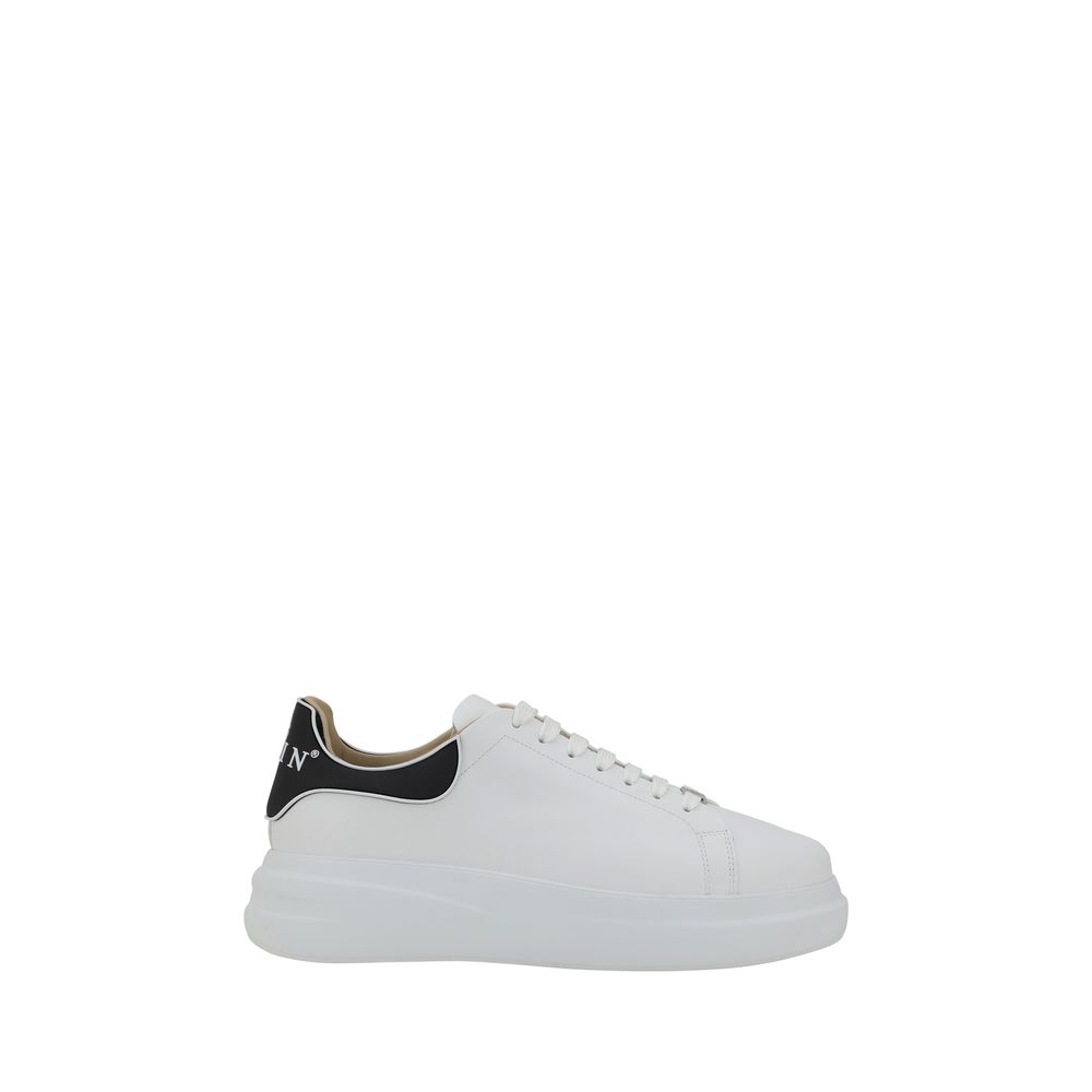 Philipp Plein White Rubber Low Top Sneakers