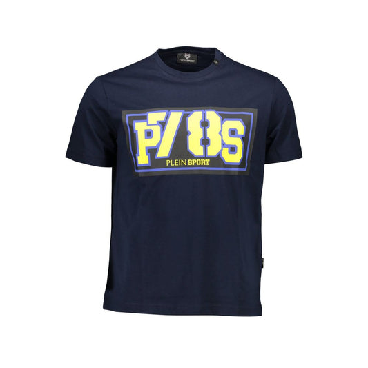 Plein Sport Blue Cotton T-Shirt