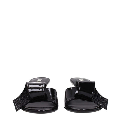 Prada Black Leather Sandals 1728,75667636384,Black,EU36.5/US6.5,EU37/US7,EU38.5/US8.5,EU38/US8,New with tags,Prada,Sandals - Shoes,Shoes,Women