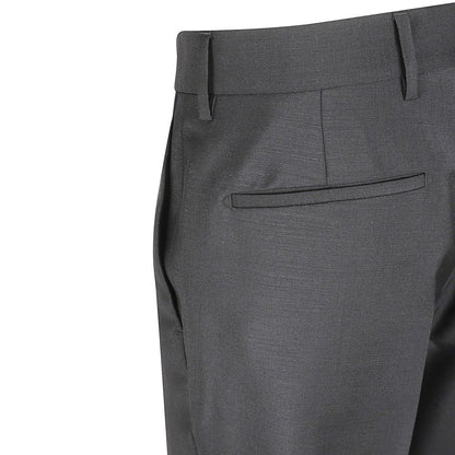 Prada Gray Wool Dress Pants 1728,48 | M,75611013280,Clothing,Dress Pants - Pants - Clothing,Gray,Men,New with tags,Pants - Clothing,Prada
