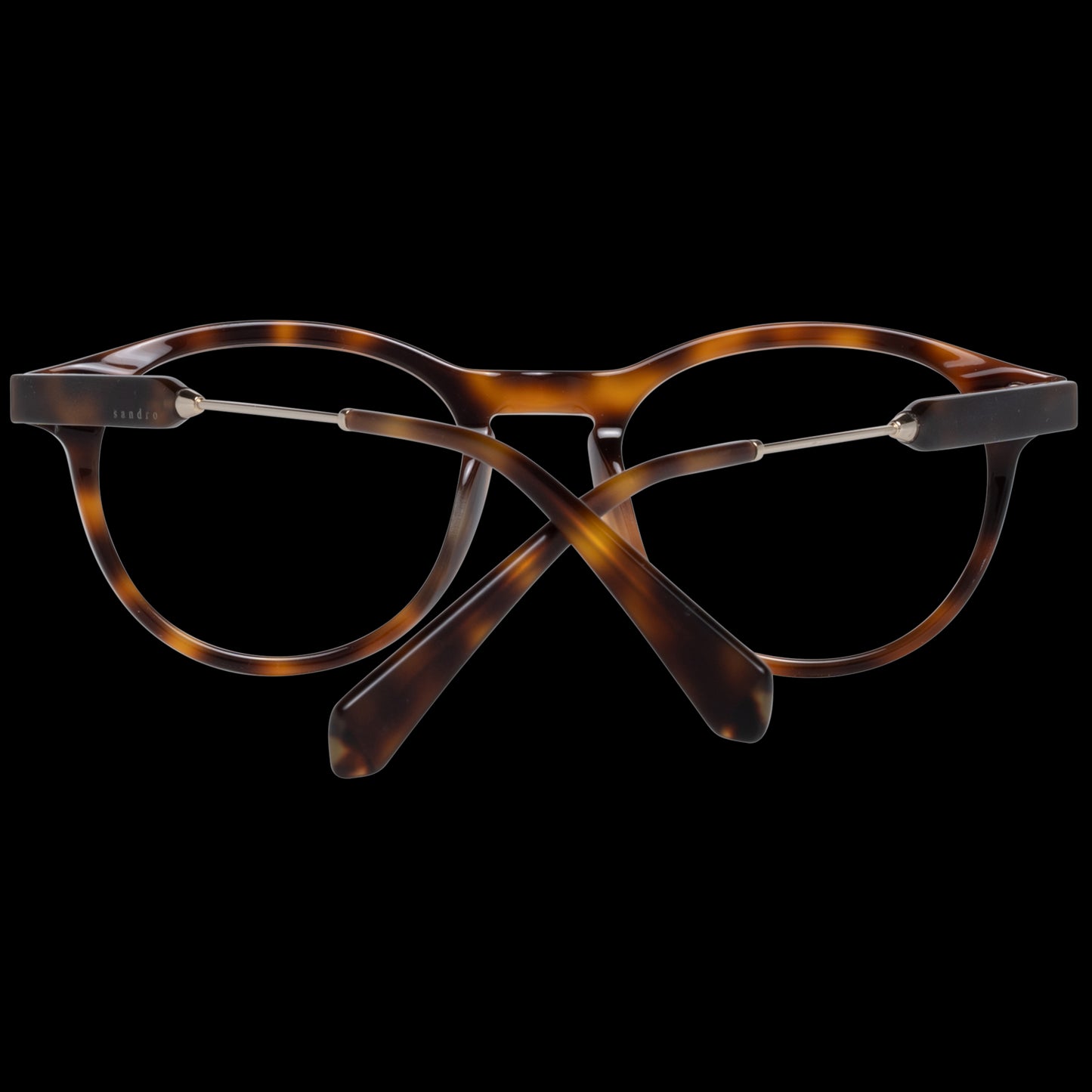SANDRO MOD. SD1008 50201 gent's tortoiseshell eyeglasses viewed from front
