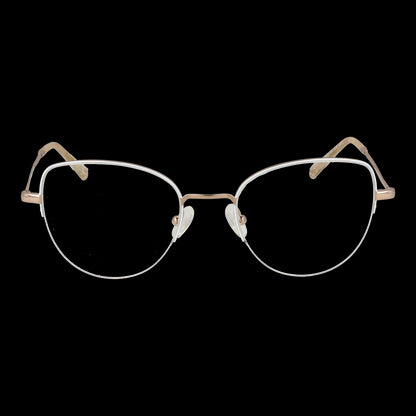 SIGNATURE MOD. ML1904 011 eyewear for ladies with gold frame on black background