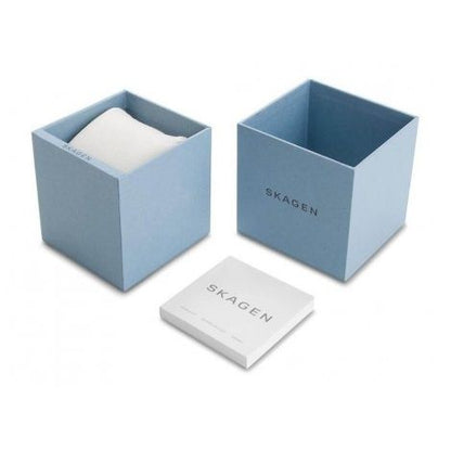 Official SKAGEN Mod. ANITA LILLE wristwatch packaging box, ideal for gift presentation and protection.
