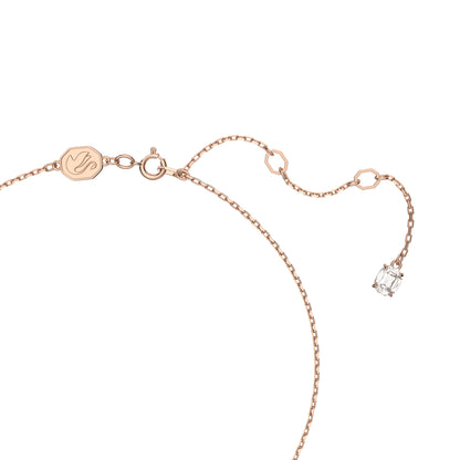 Elegant necklace featuring SWAROVSKI JEWELS JEWELRY Mod. 5636272 with rose gold chain and crystal accent.