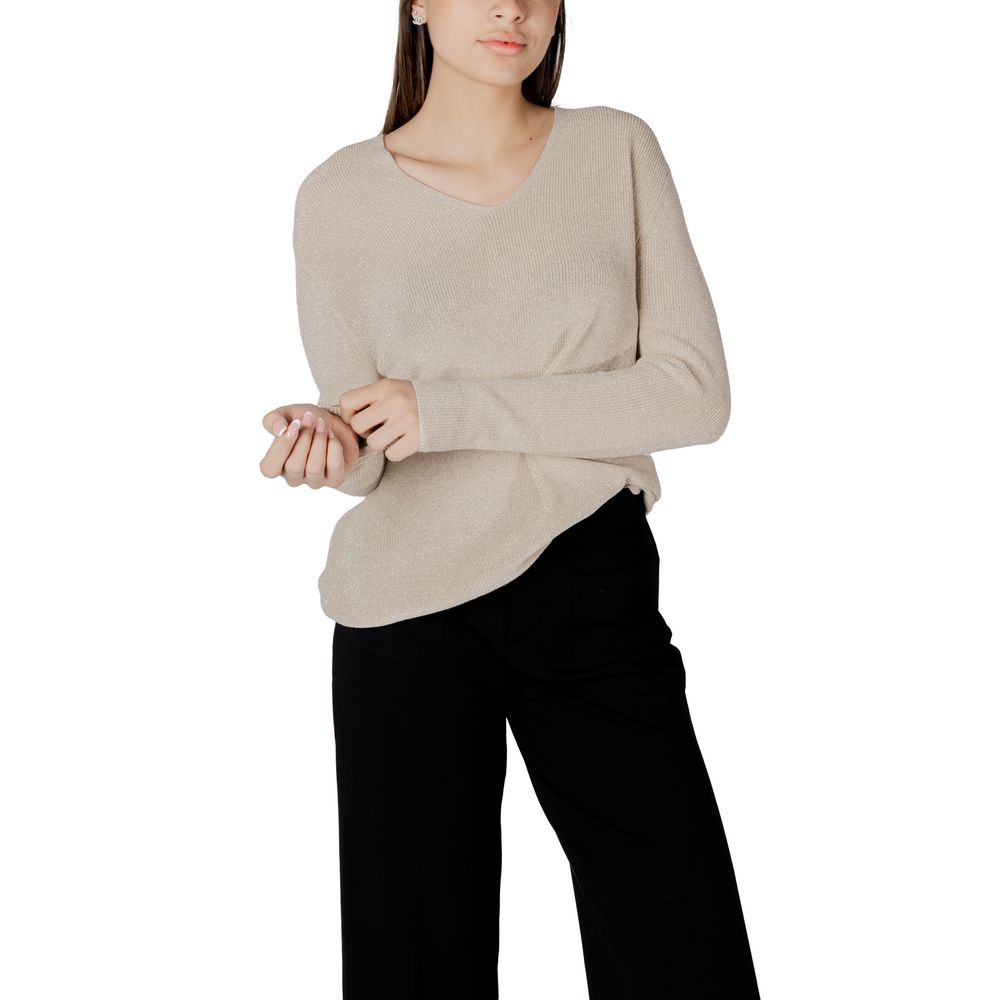 Street One Gold Cotton Sweatshirt