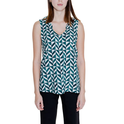 Street One Green Viscose Tank Tops