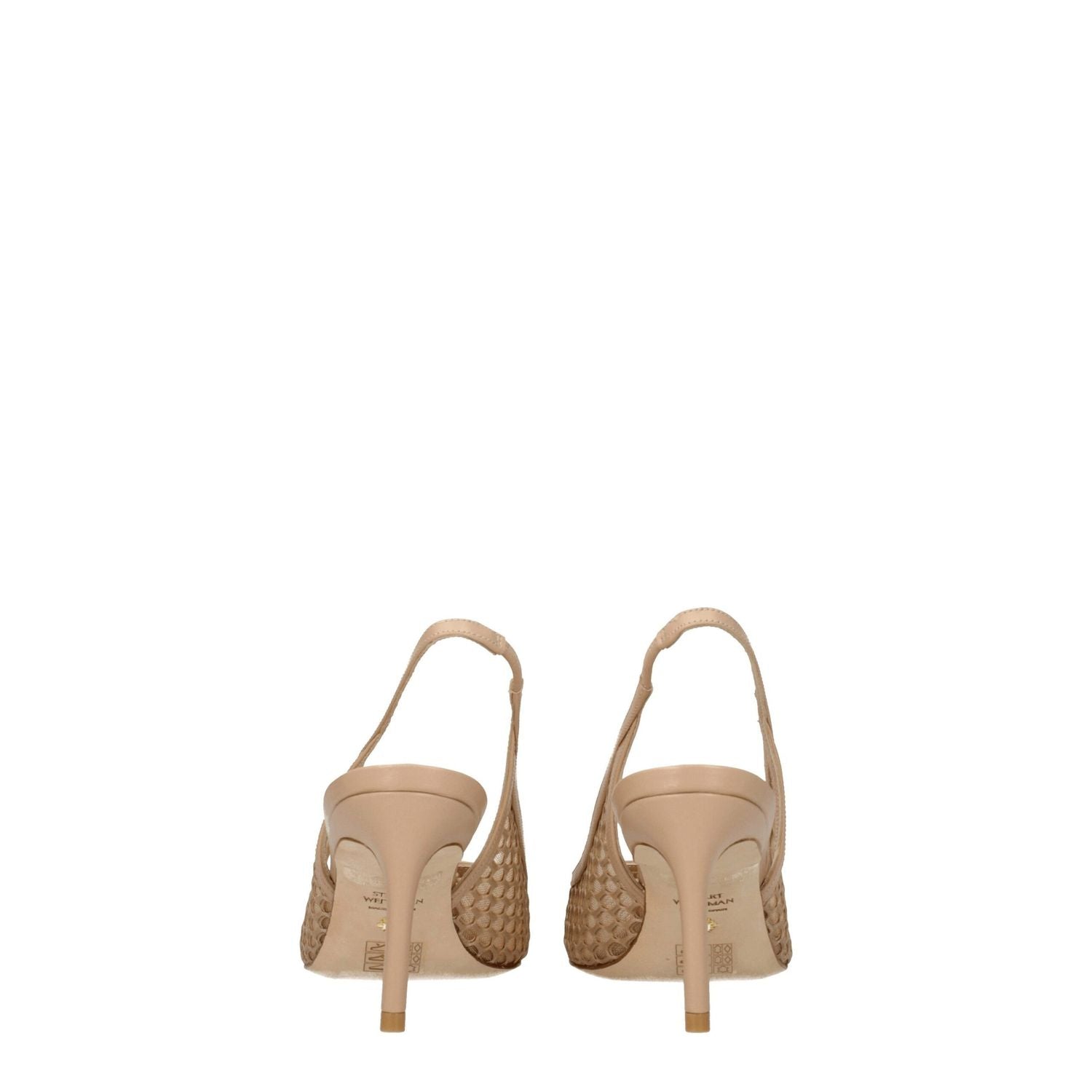 Stuart Weitzman Beige Leather High Heel Pumps