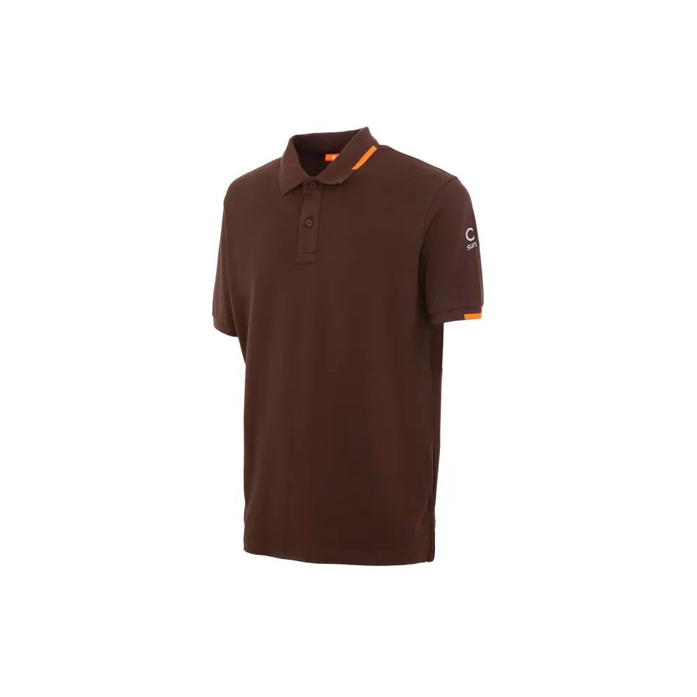 Suns Brown Cotton Polo Shirt