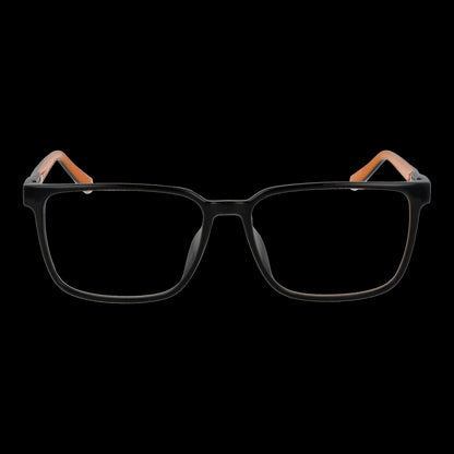 TIMBERLAND MOD. TB1768-H 56001 eyeglasses for gent, classic black frame with orange accents. Ideal choice for stylish men.