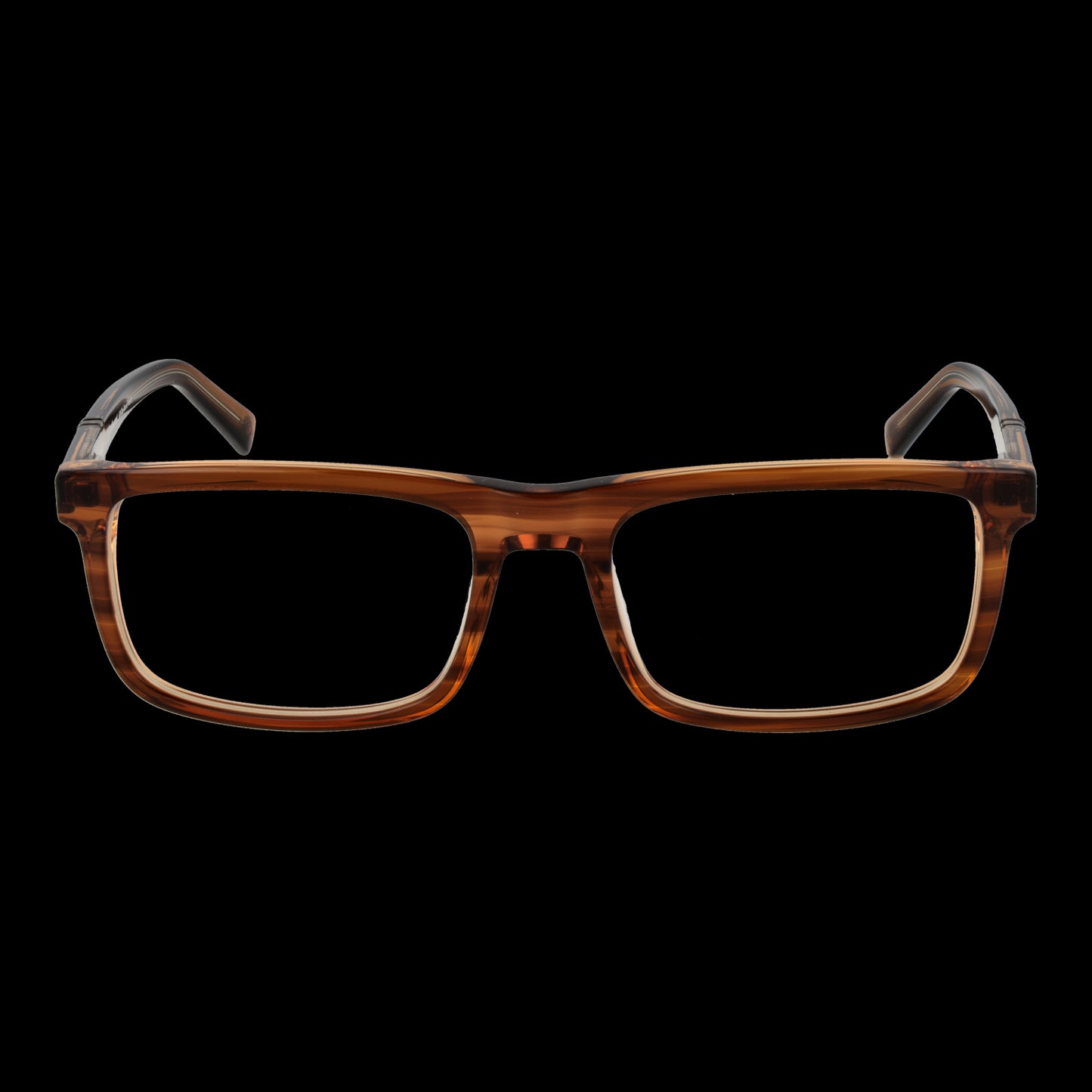 Front view of TIMBERLAND MOD. TB50023 55048 eyeglasses for gent, featuring a stylish brown frame.