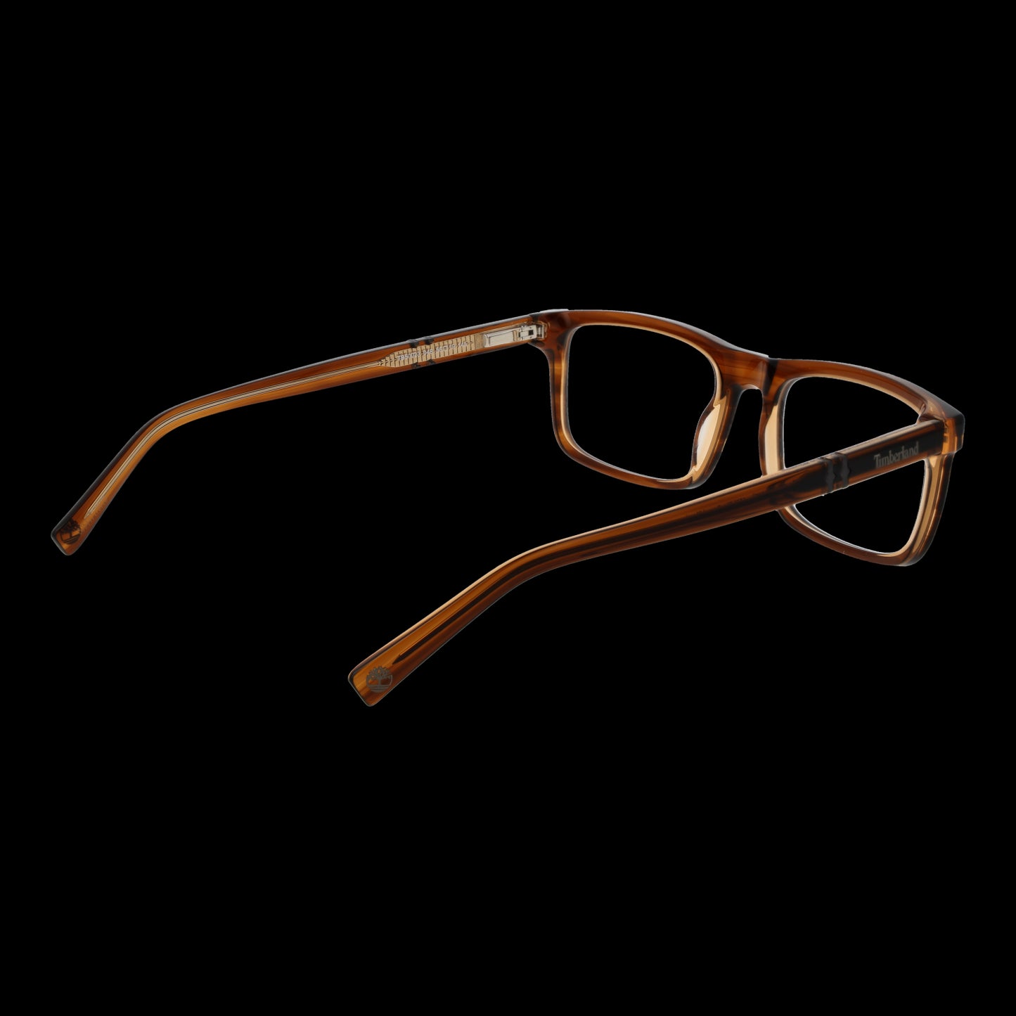 TIMBERLAND MOD. TB50023 55048 gent glasses, brown frame against black background, stylish men's eyewear fashion
