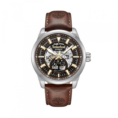 Alt Tag: TIMBERLAND WATCHES Mod. TDWGE0055203 with brown leather strap