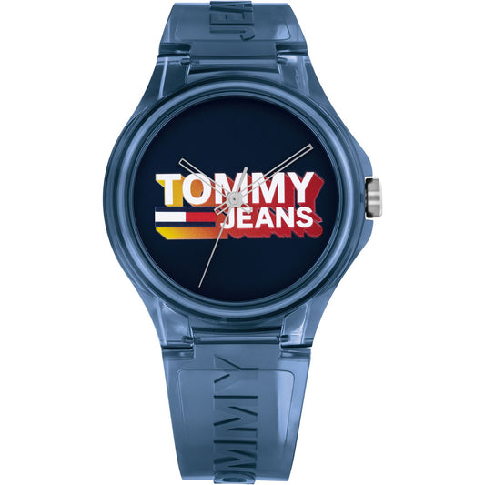 TOMMY HILFIGER Mod. 1720028 unisex quartz watch, multifunctional with mineral dial, featuring official blue bracelet packaging.