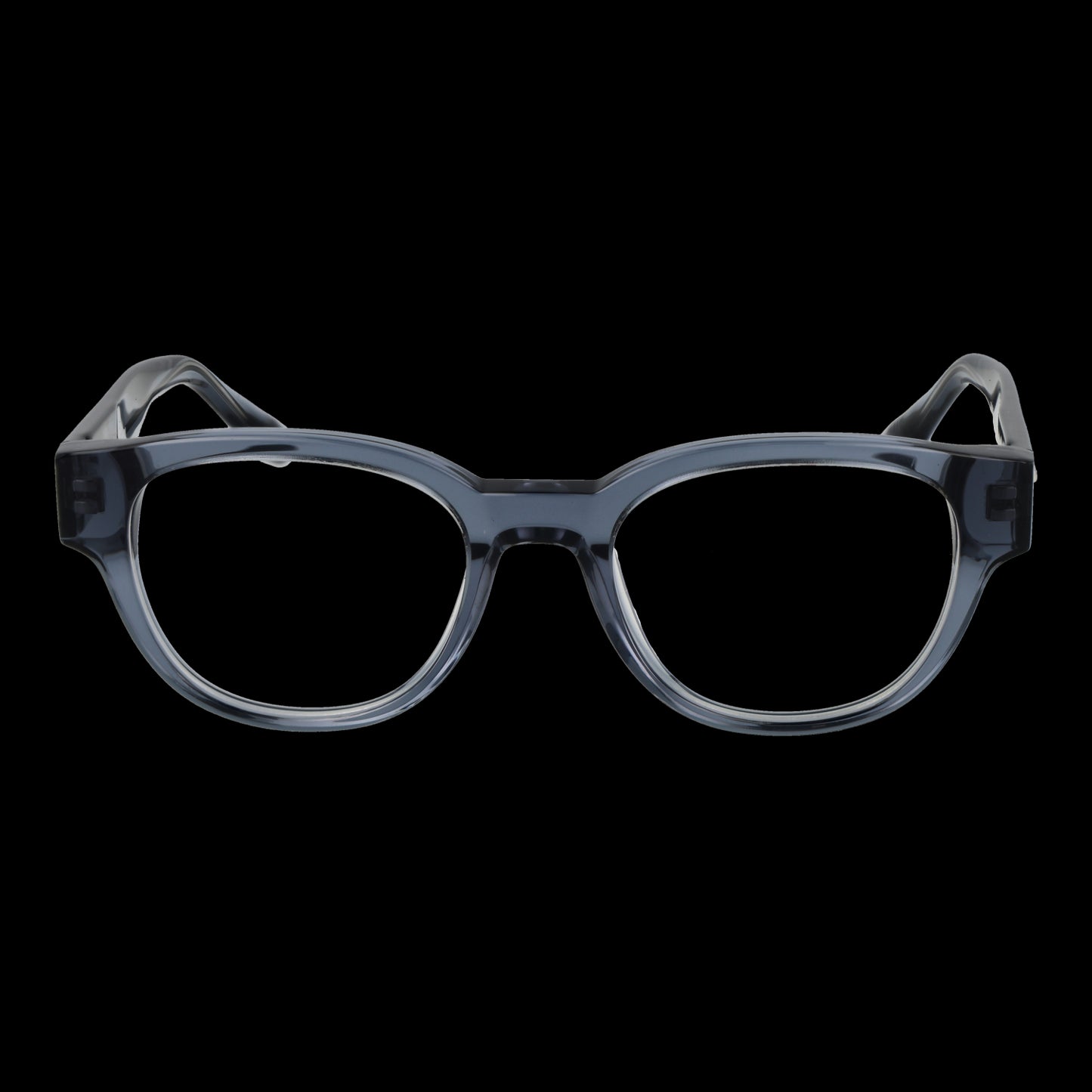 TRUSSARDI MOD. TSM6016 49T01 gent's eyeglasses in black frame on display.