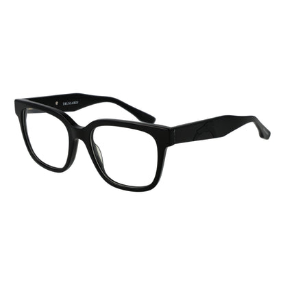 TRUSSARDI MOD. TSM6050 52A01 gent's black eyeglasses with square frames.