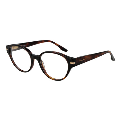 TRUSSARDI MOD. TSW6026 53G21 eyeglasses for ladies in tortoiseshell design, classic round frames