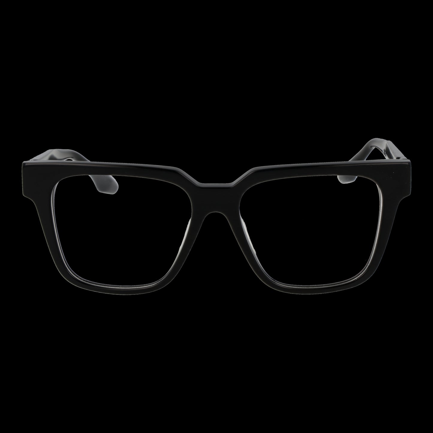 TRUSSARDI MOD. TSW6047 53A01 eyeglasses for ladies, black rectangular frame, stylish eyewear design.