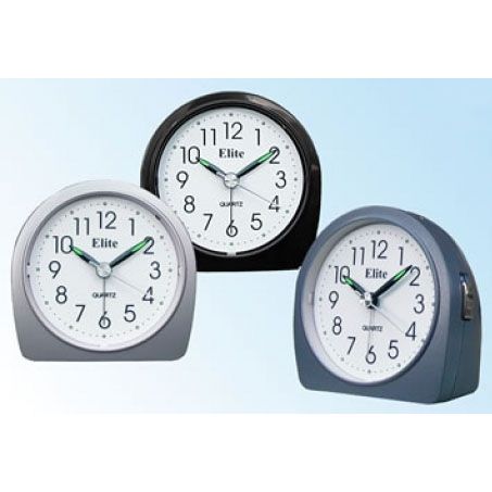 ELITE SVEGLIA ANALOGICA NERA / BLACK ALARM CLOCK
