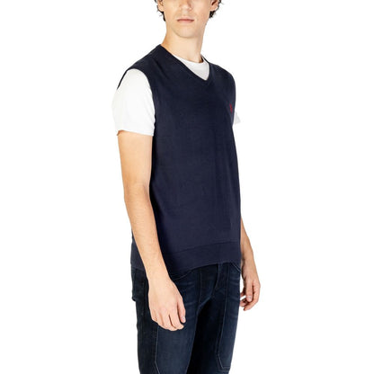 U.S. POLO ASSN. Blue Cotton Waistcoat