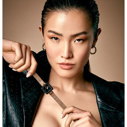 Model wearing VICEROY FASHION Mod. 14110E01010 earrings, showcasing elegant silver 925° design, packaged in official box, quartz movement.