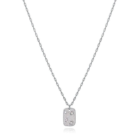 VICEROY JEWELS Mod. 13178C000-30 silver necklace with quartz analog pendant, 36 mm case, and 3 ATM water resistance in official packaging.