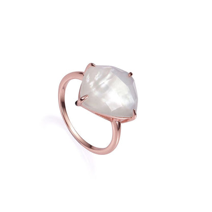 VICEROY JEWELS Mod. 15110A012-40 lady's silver ring with mineral analog dial, 5 ATM water resistance, quartz movement, in official box.