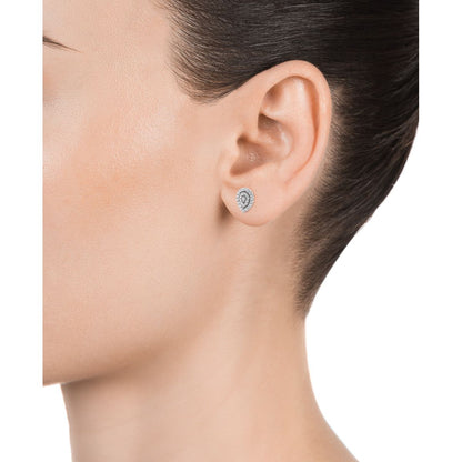 VICEROY JEWELS Mod. 5108E000-38 silver earrings for women, elegant design, shown on model
