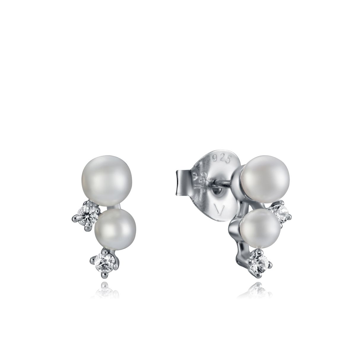 VICEROY JEWELS Mod. 5109E000-68 Lady's Earrings in Silver 925 with Quartz Movement and Official Box