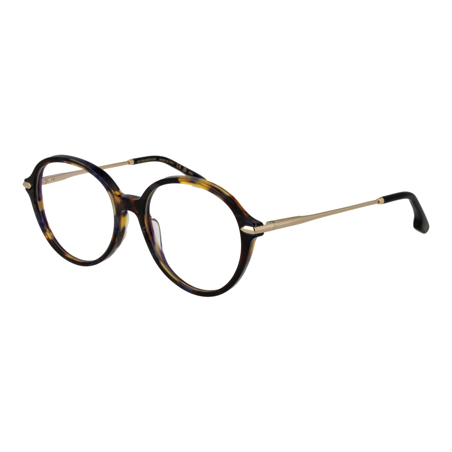 VICTORIA BECKHAM MOD. VB2637 53418 women's glasses with tortoiseshell frame and gold temples.