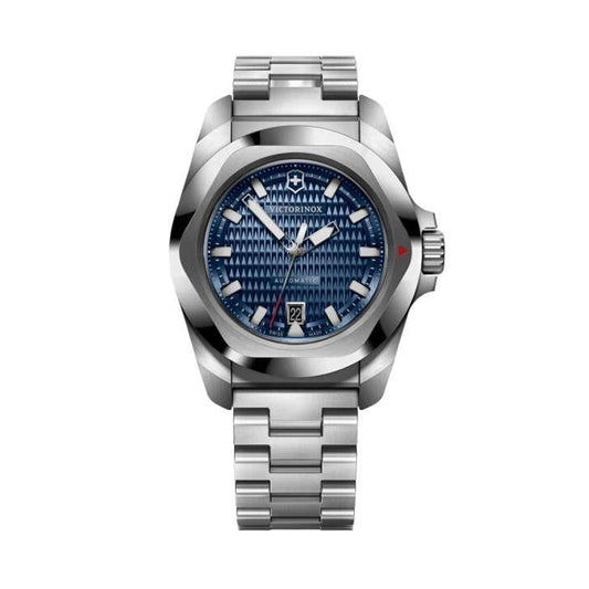 VICTORINOX WATCHES Mod. V242020 with blue dial and stainless steel bracelet