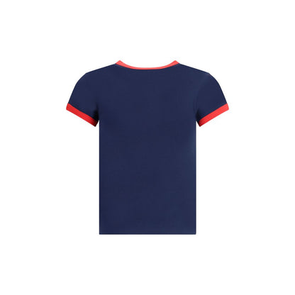 Valentino Blue Cotton T-Shirt