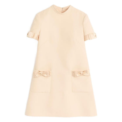 Valentino Short Crepe Couture Dress