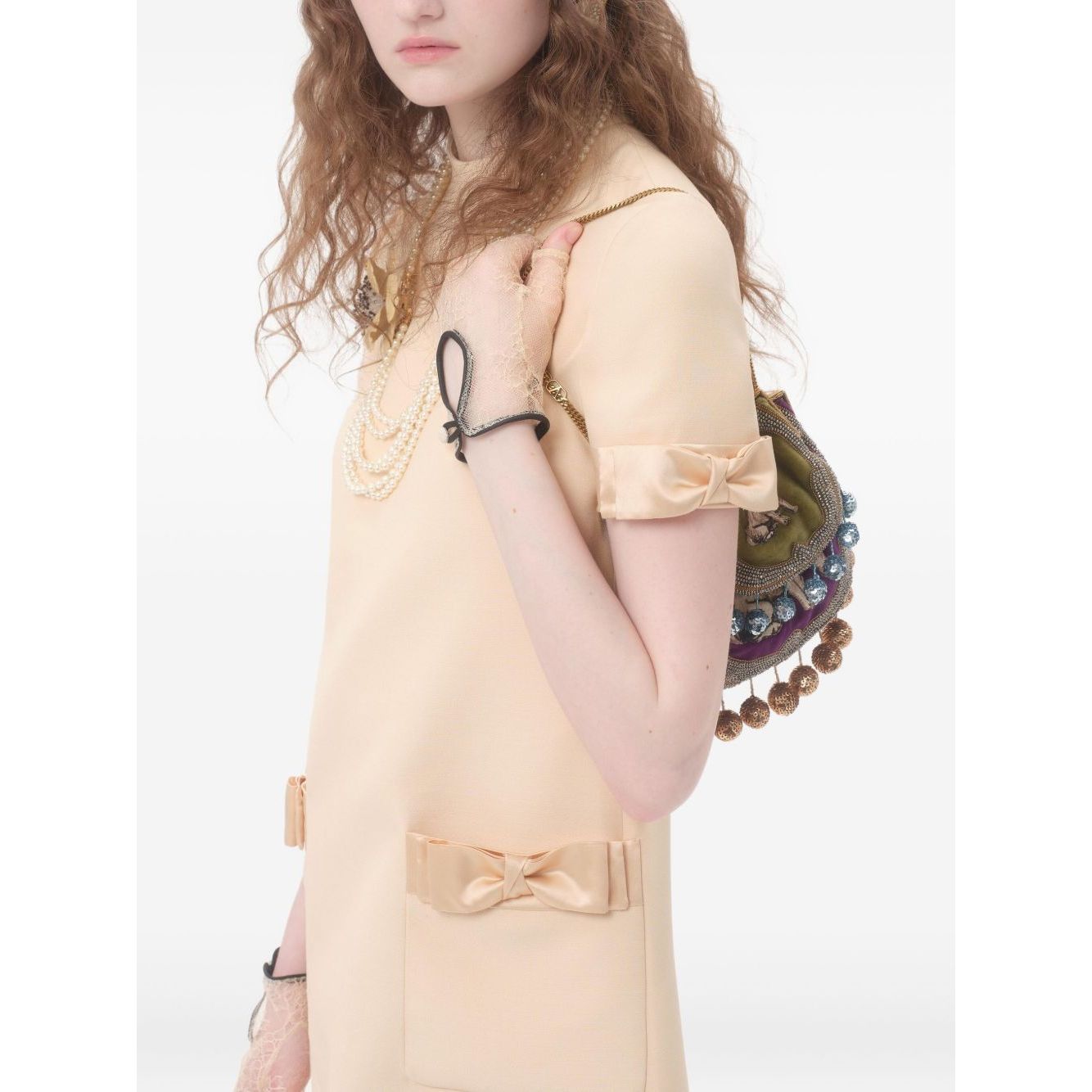 Valentino Short Crepe Couture Dress