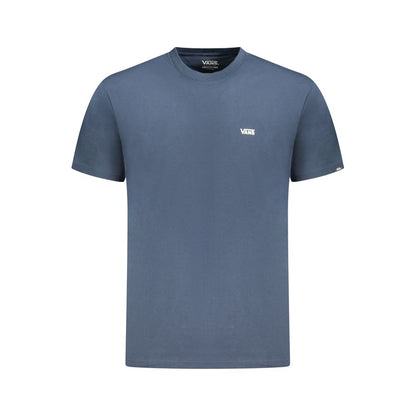 Vans Blue Cotton Men T-Shirt featuring classic fit and iconic logo, perfect for casual style and comfort.