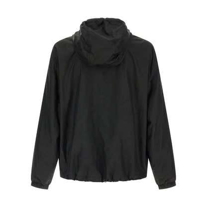 Versace Black Nylon Shell Jacket