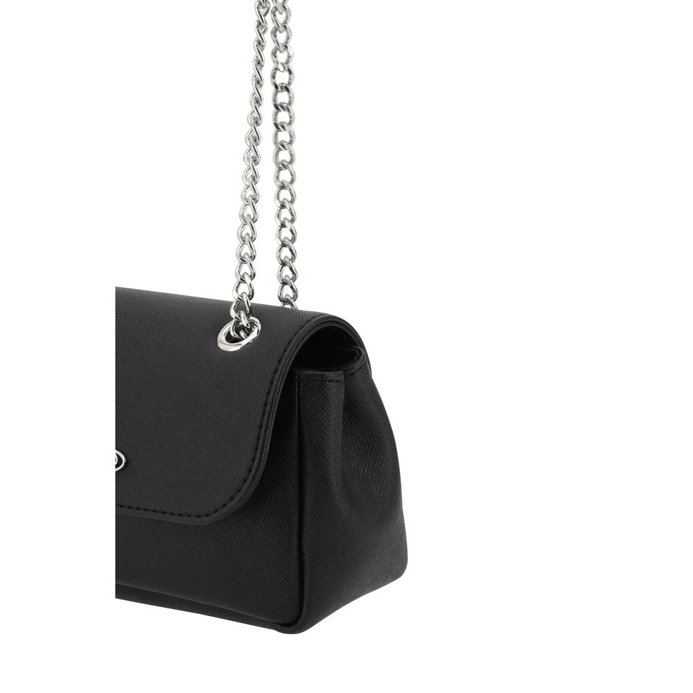 Vivienne Westwood Black Polyethylene Shoulder Bag
