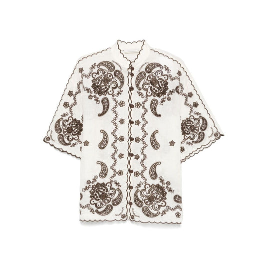 Zimmermann Ascension Embroidered Shirt