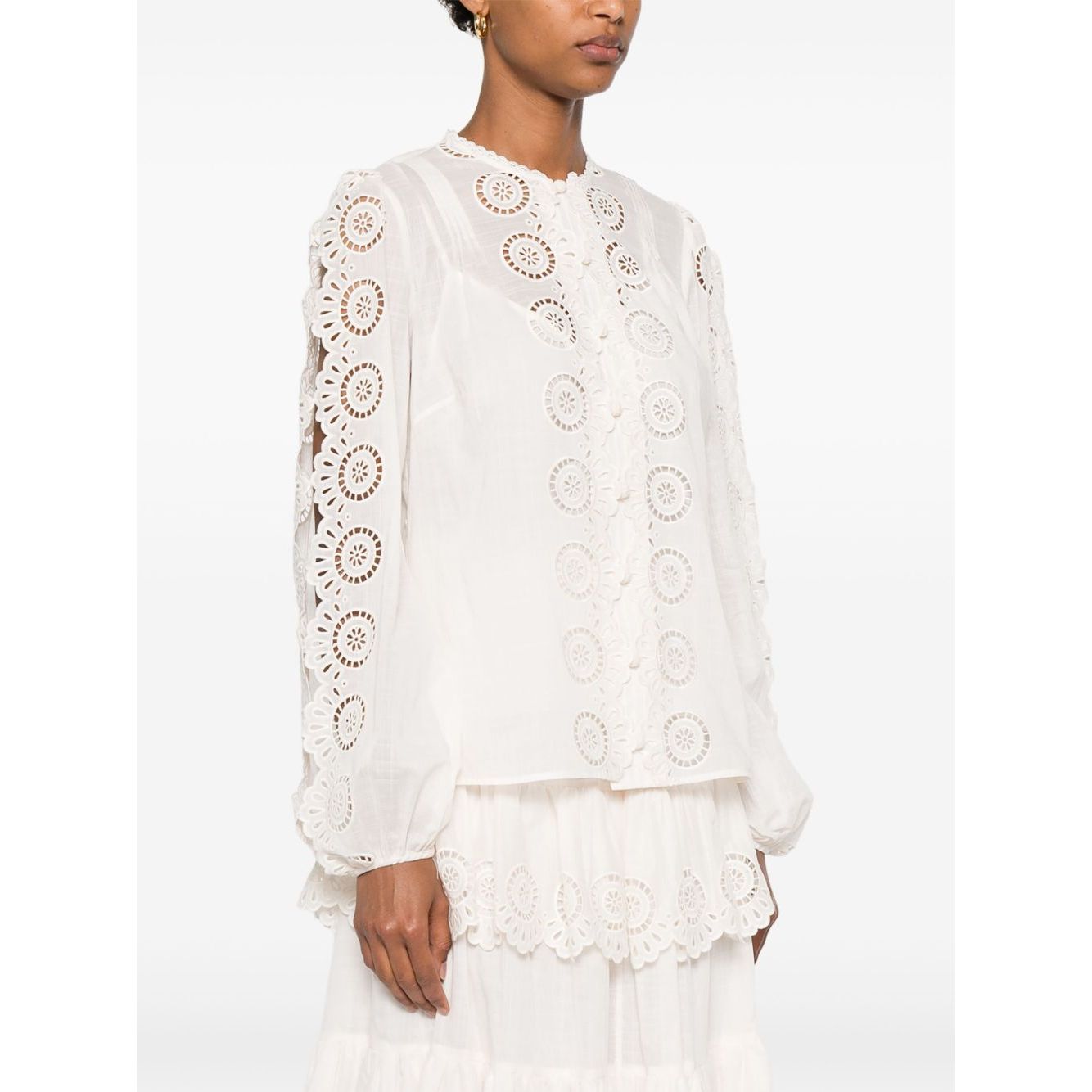 Zimmermann Lucky embroidered blouse
